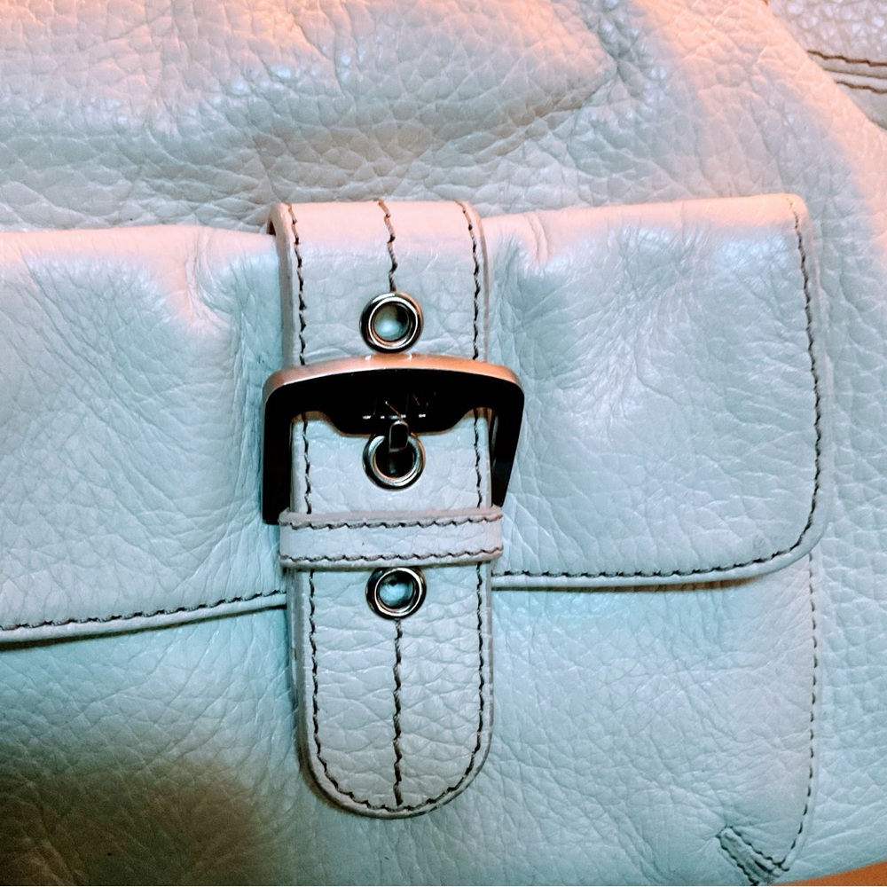 Off-white Large Jones New York Leather Shoulder Bag